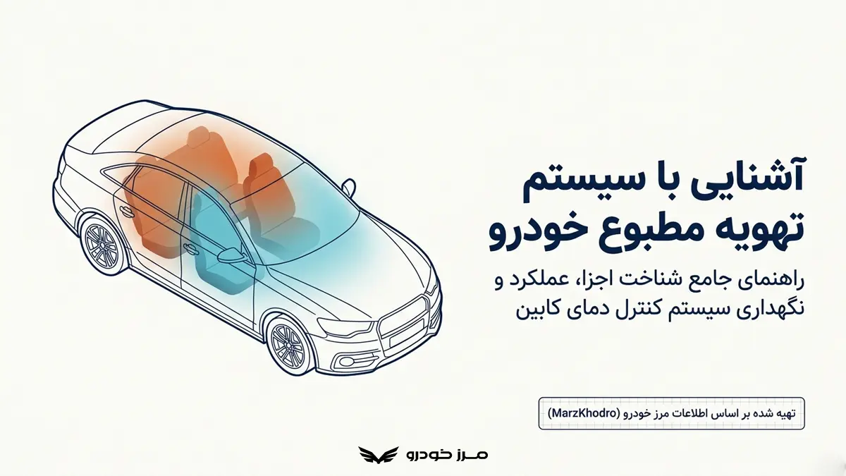 آشنایی با سیستم تهویه مطبوع خودرو