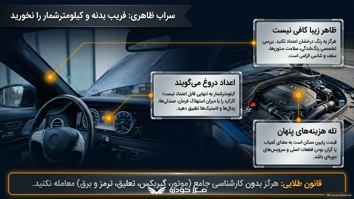 خرید خودرو فقط بر اساس ظاهر نیست!