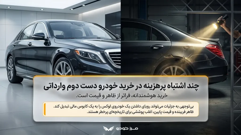 چند اشتباه در هنگام خرید خودرو دست دوم وارداتی