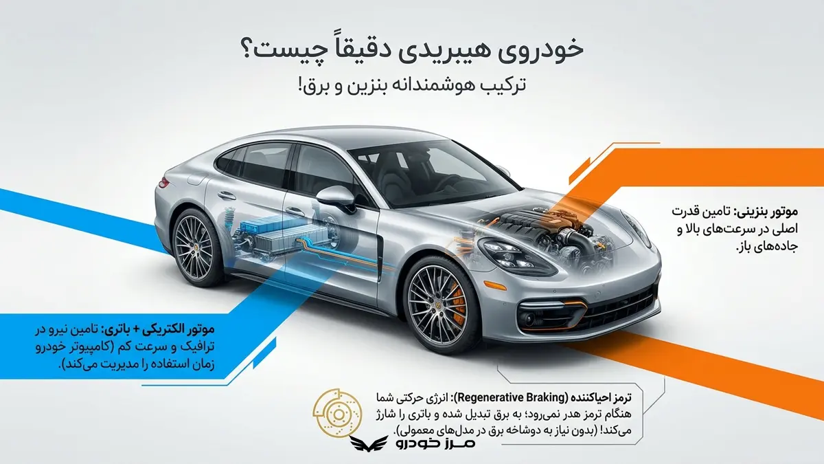 خودرو هیبریدی چیست؟ بررسی انواع آن