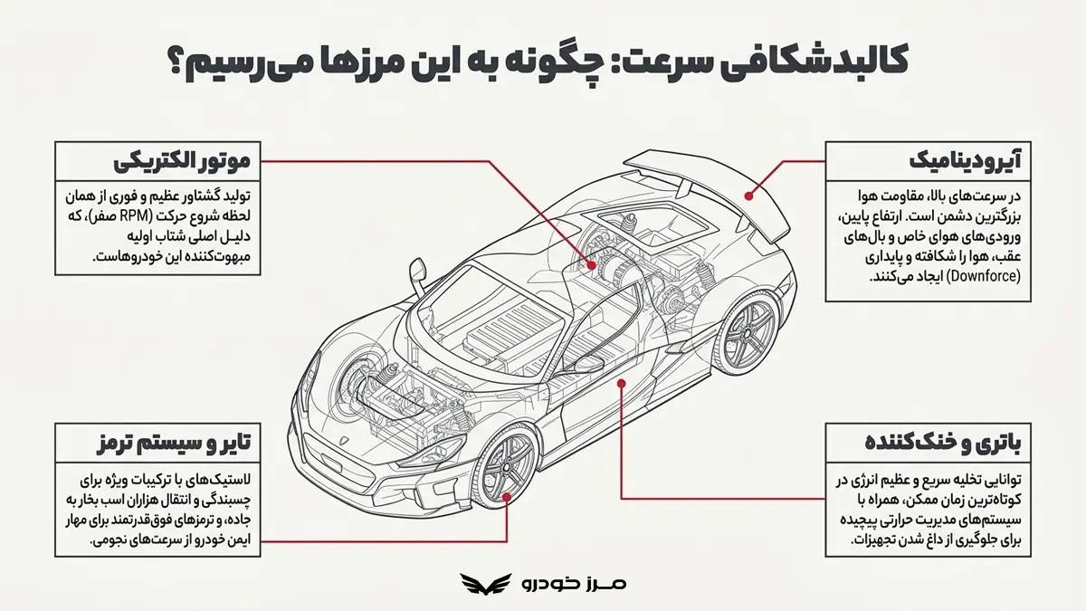 خودروهای برقی چگونه به سرعت های بالاتر می رسند؟